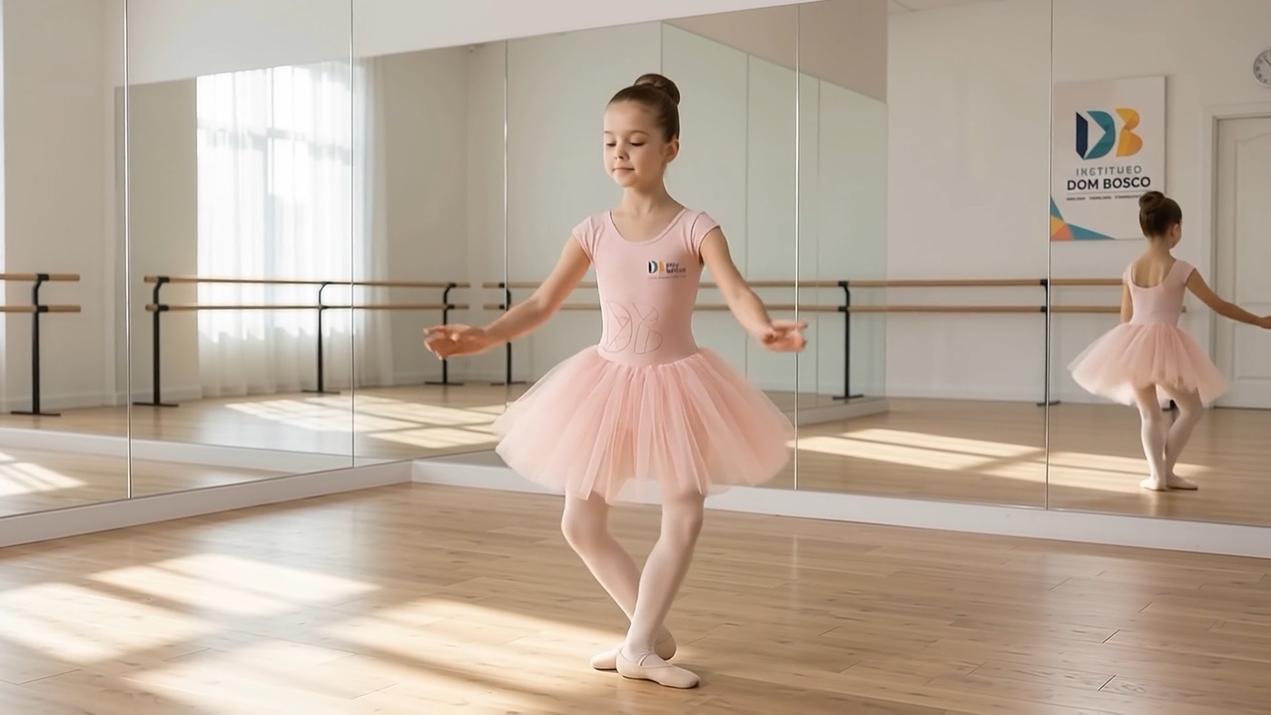 Cena do filme ilustrativo de Ballet: expressão e movimento